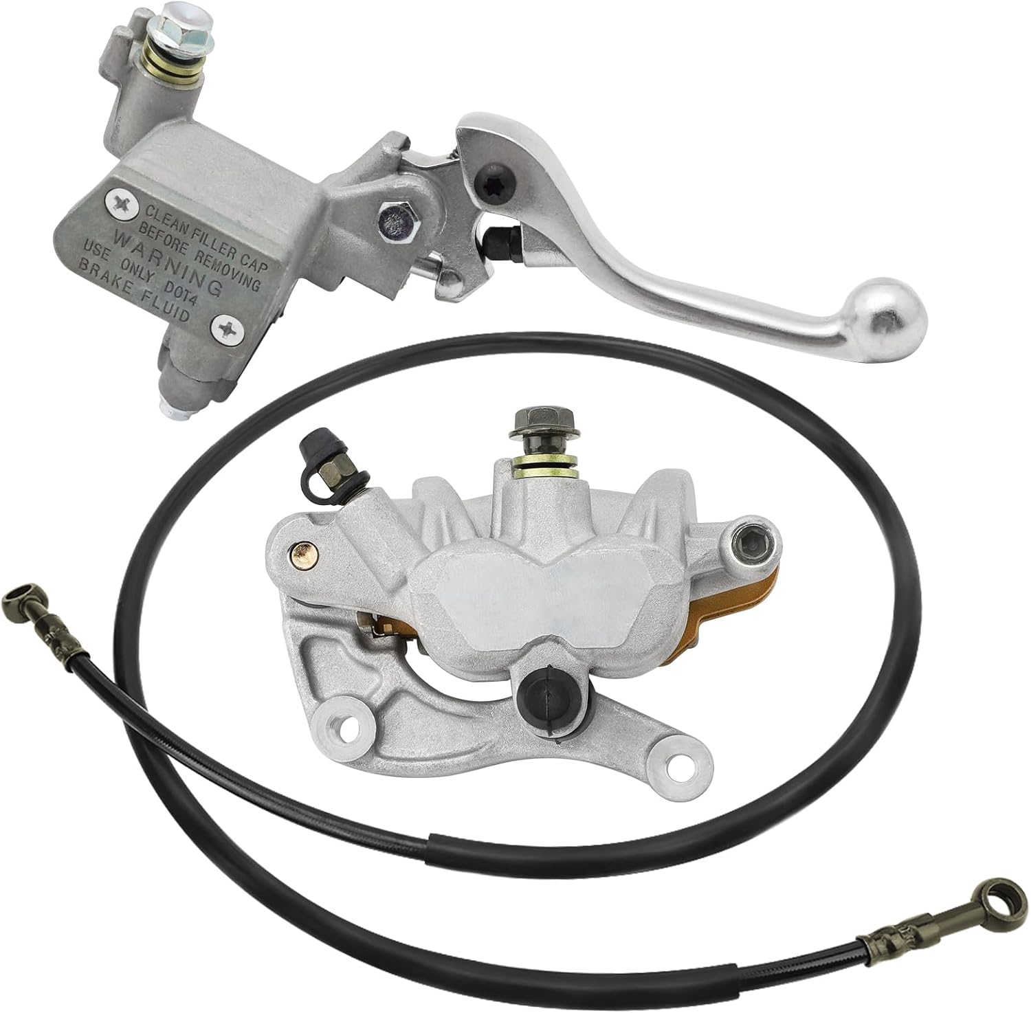 M MATI Front Brake Caliper Master Cylinder Hose Assy for Yamaha YZ250 YZ250F YZ450 YZ450F 2016-Up YZ125 YZ125X YZ250X 2017-Up YZ250FX 2015-Up WR450F 2019-Up WR250F 2020-Up