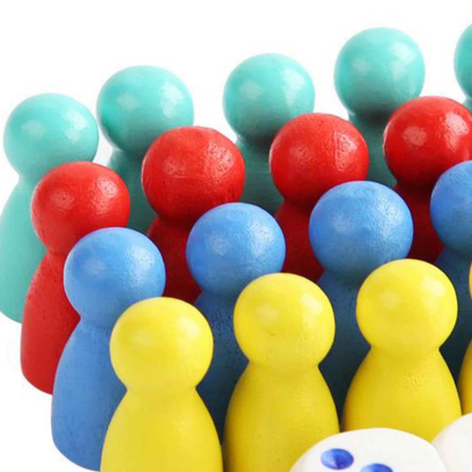 Pedine In Legno Colorato Per Giochi Da Tavolo - 100 Pezzi Viola, 12x24mm, Ideali Per Sostituzioni O Espansioni