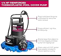 Vista 5 de WAYNE WAPC250 bomba automática de 1/4 HP de encendido/apagado para quitar el agua de la alberca