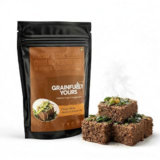 Grainfully Yours Dhokla Mix (Ragi/Nachni) - 200g, Ready-to-Cook Premix, Vegan, High Protein & Fiber, Healthy Instant Breakfast & Snack