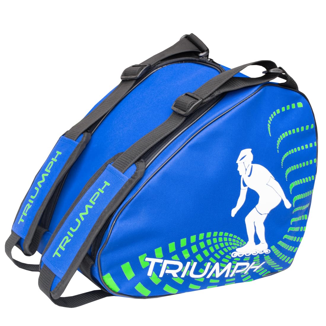 Triumph KB-612 Skating Bag for Only Quad Roller Skates (Royal Blue)(Size 12"x11"x9")-image-44