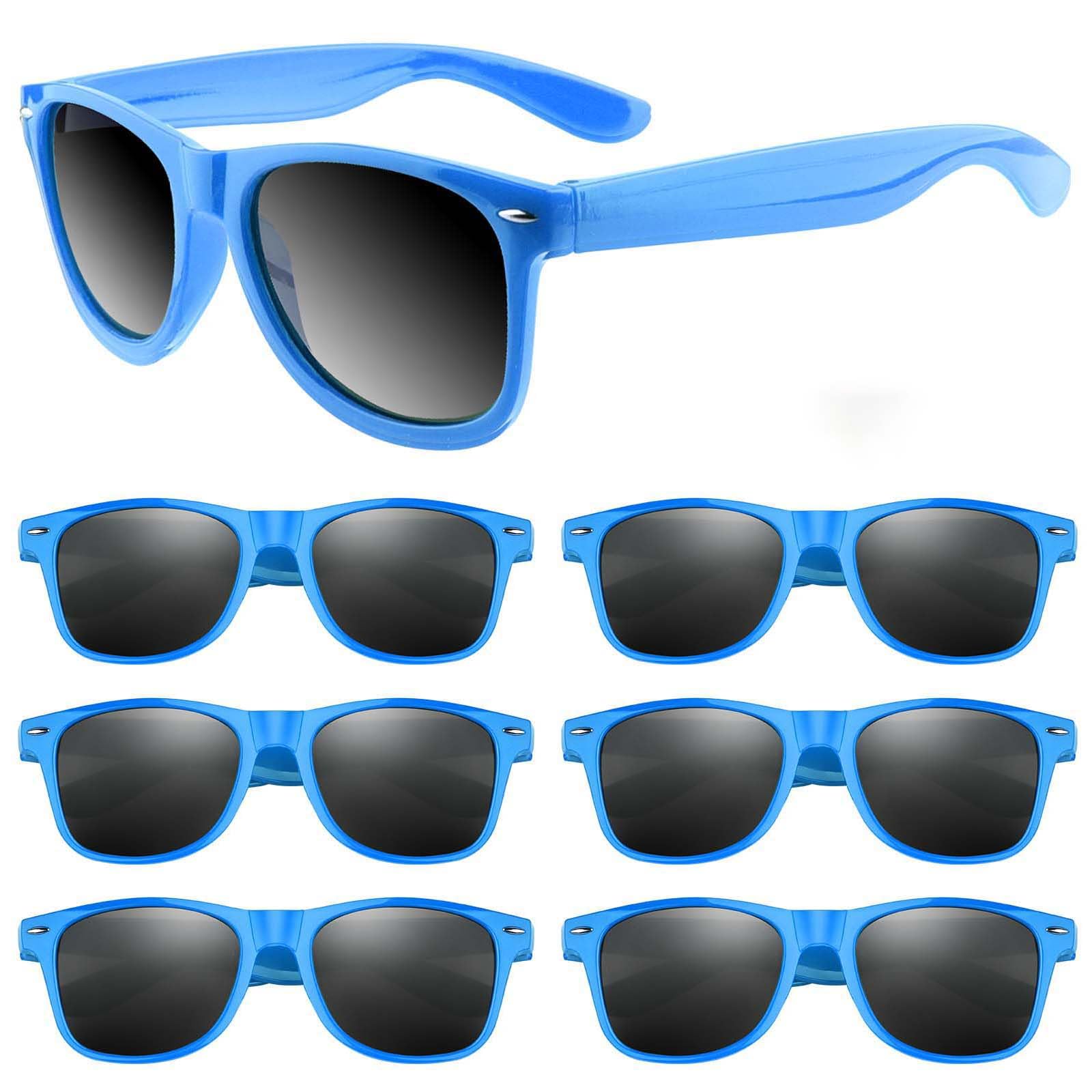 ASTARON Black Sunglasses Bulk, 6/12/24/48 Pack Sunglasses Party Favors for Summer Beach Pool Birthday Wedding Party Supplies