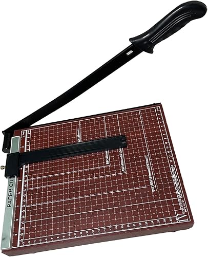 Cortador de papel de escritorio, manual eficiente, práctica herramienta de corte de papel A5, corte preciso para oficina (madera)