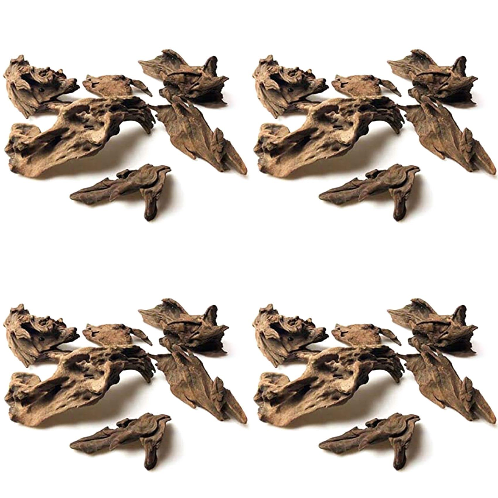 24X Grandes Ramas Naturales de Madera Flotante Reptiles Acuario Decoración del Tanque de Peces Cueva Escondite Decoración de Madera Madera de Deriva