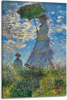 クロードモネ 絵画 油絵 額縁 モネ婦人と息子 クロードモネ 絵画 油絵 額縁 モネ婦人と息子 クロードモネ 絵画 油絵