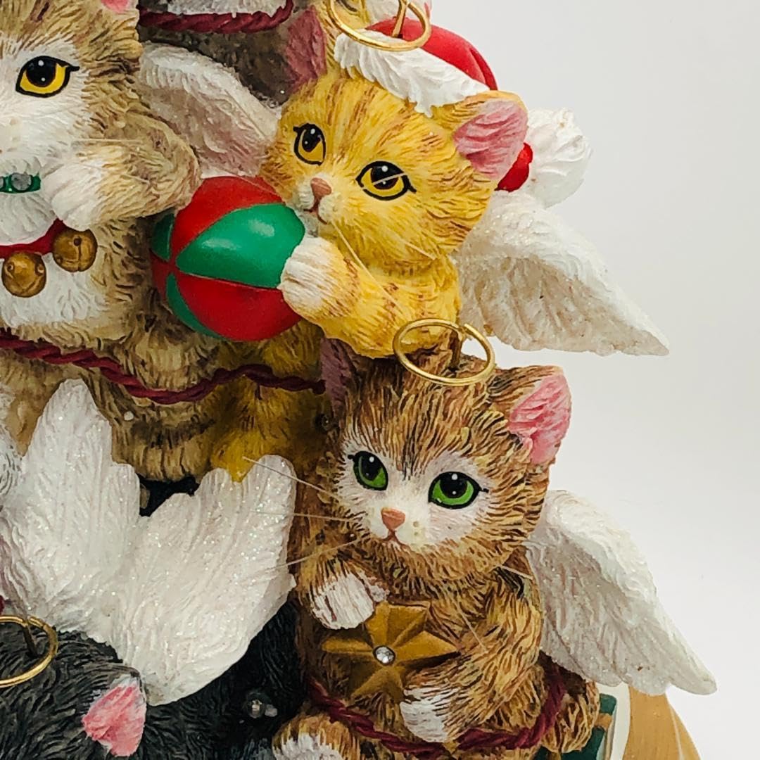 【ネコ 天使たちの クリスマスツリー】★ライトアップ　子猫てんこ盛り ※訳ありA Amazon.co.jp: ネコ 天使たちの クリスマスツリー☆ライトアップ