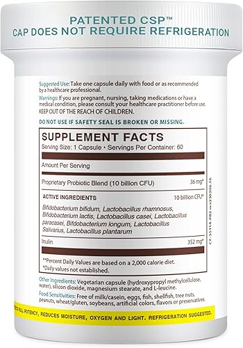 Miniatura 2 de APD II Probiótico para la salud de la piel y el intestino, 8 cepas potentes que incluyen Bifidobacterium Bifidum para hombres y mujeres, 10 mil