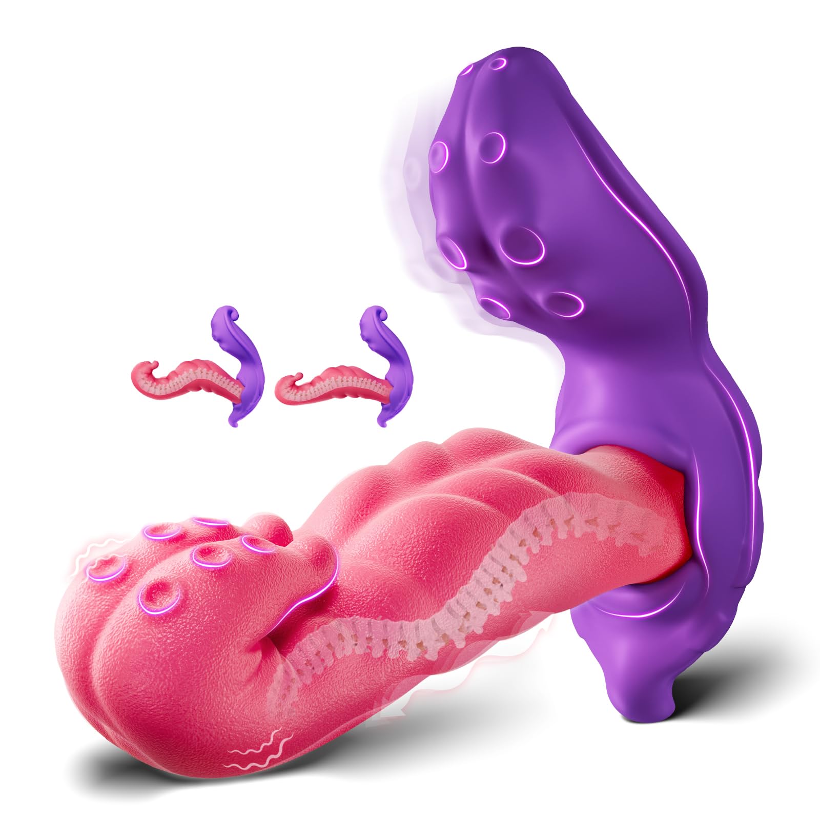 Sex Spielzeug für die Männer, Prostata Stimulation Männer mit 5 Peristaltischen Stoßfunktionen & 8 Vibrationen, Silikon Zunge Analvibrator, Analplug Analvibratoren für Mann & Paare