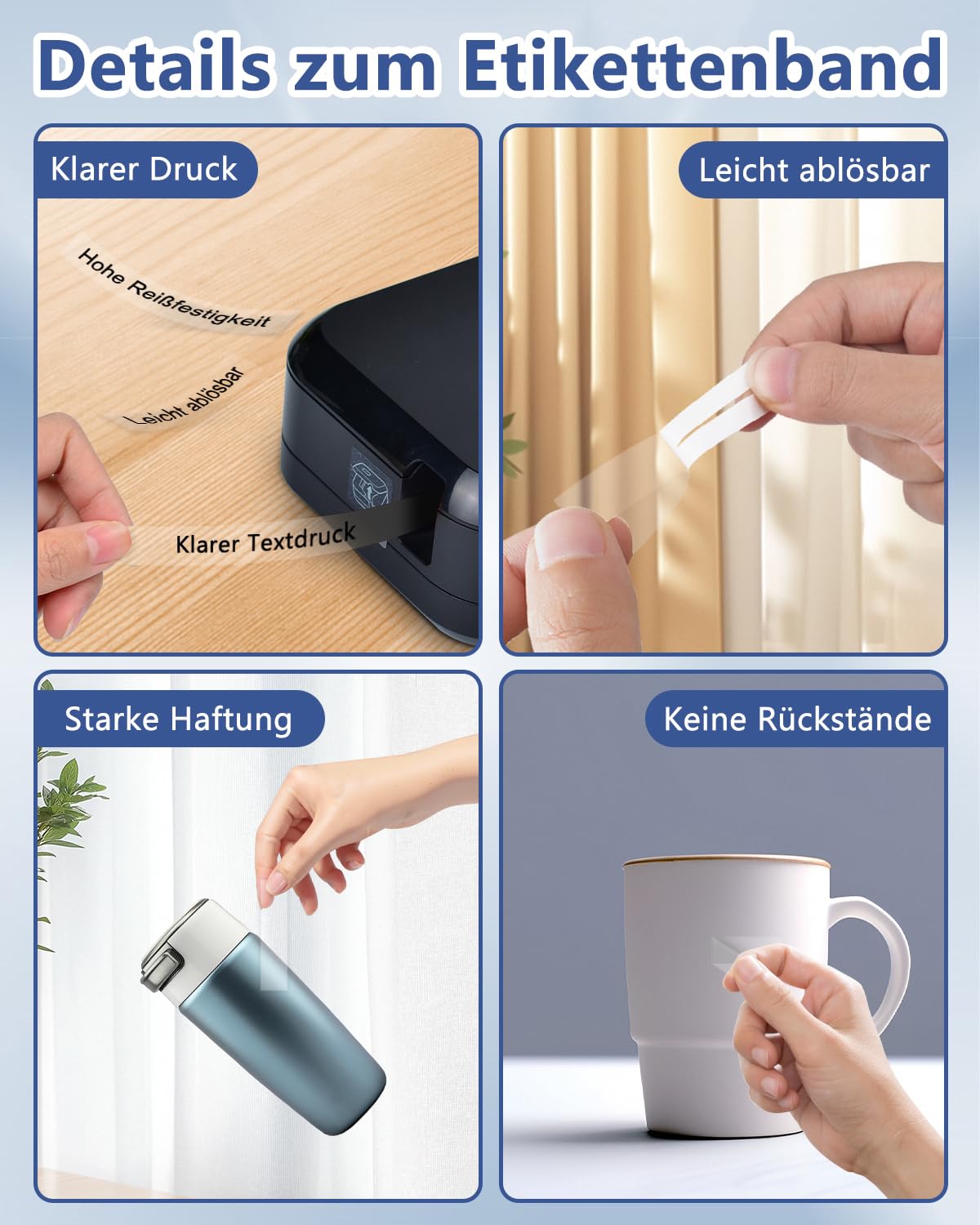 Cruxer 10er-Pack Kompatibel mit Ptouch TZe161 36 mm Schwarz auf Transparent | TZe-161 Laminiertes Etikettenband Ersatz für P-touch PT-530 550 3600 9200pc 9200DX 9400 9500PC 9600 9700PC Etikettendrucker