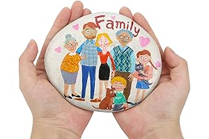 10 PCS Exquisitely Smooth River Rocks for Creative Painting