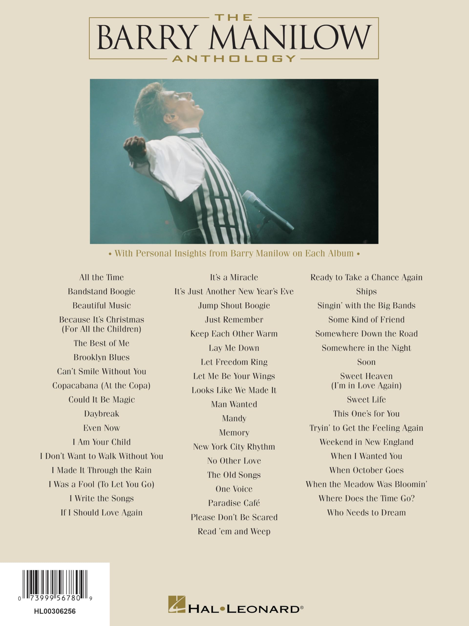 The Barry Manilow Anthology Pvg