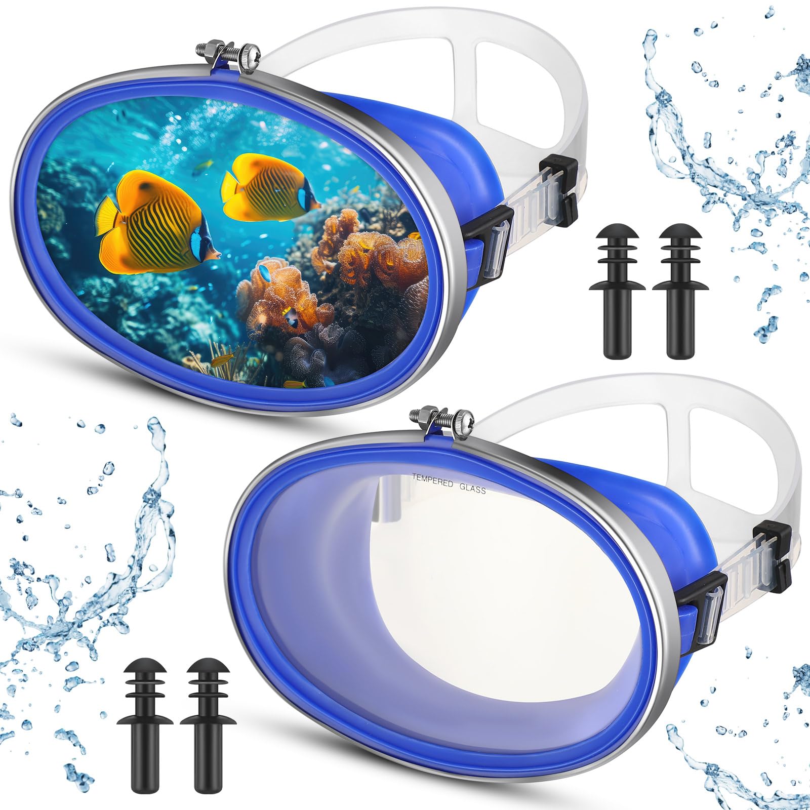 Fabbay Pcs Oval Shape Diving Mask Scuba Diving Goggles