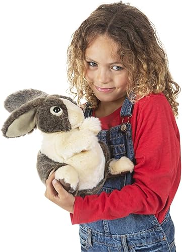 Miniatura 4 de Folkmanis - Marioneta de mano de conejo holandés, multicolor, 1 EA