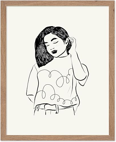 Miniatura 29 de Poster Master Póster de Groovy Woman – Impresión retro de moda – Arte de línea – Arte minimalista – Arte moderno – Arte abstracto – Arte en blanco y