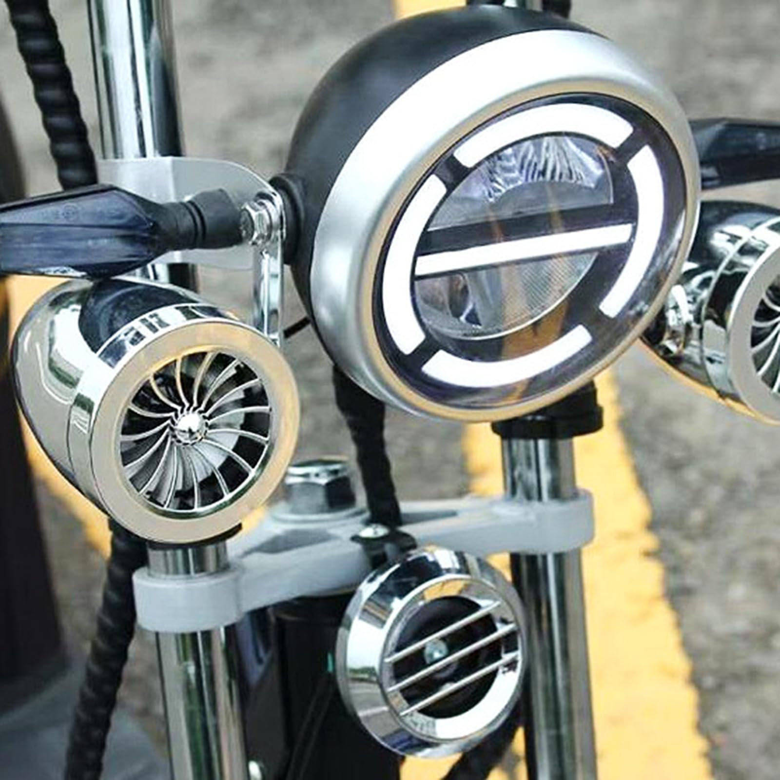 Sistemi acustici del motociclo con gli altoparlanti impermeabili della porta di carico di USB per il veicolo elettrico della bici facile