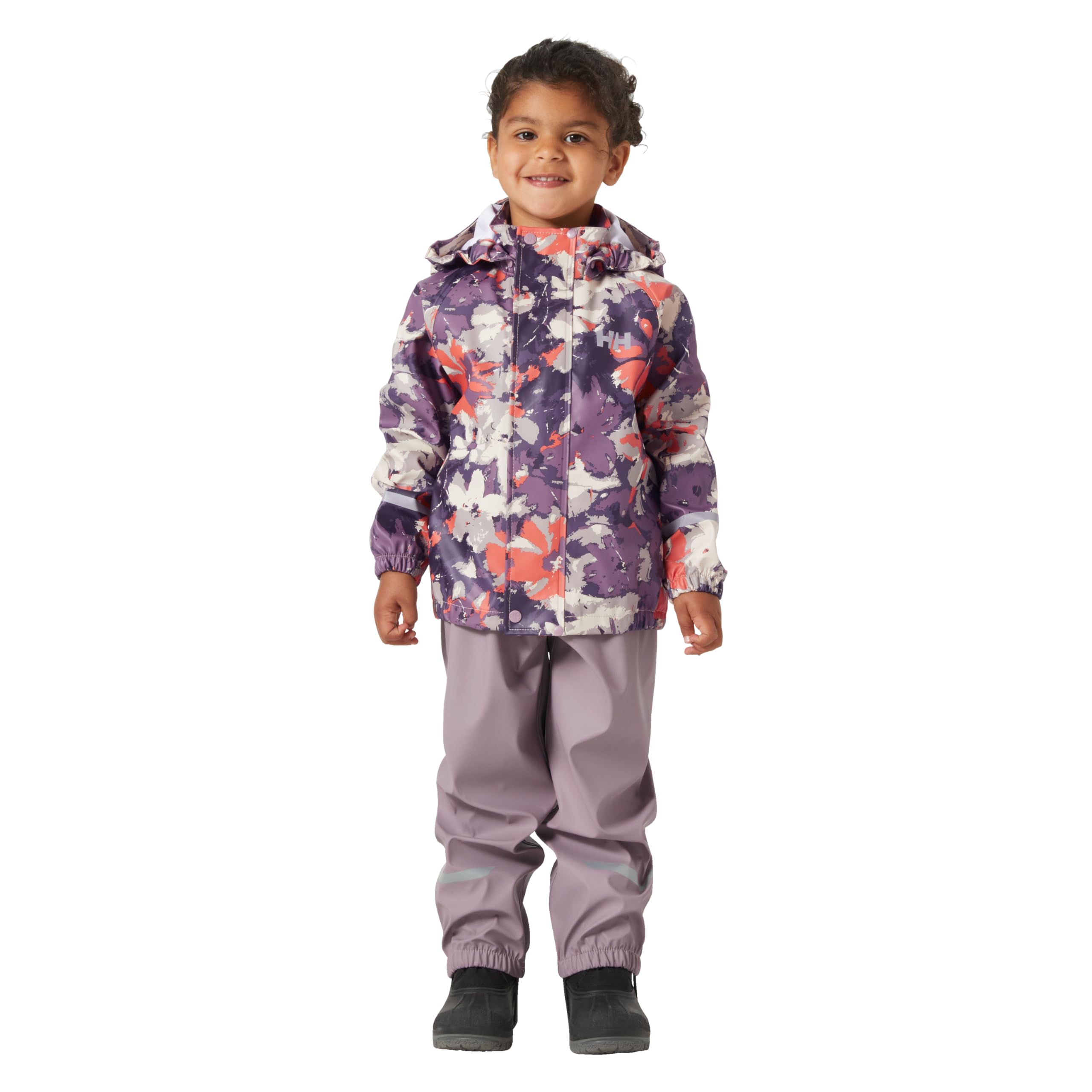 Helly-Hansen Bergen 2.0 PU Rainset AOP, 676 Purple Clay Aop, 2