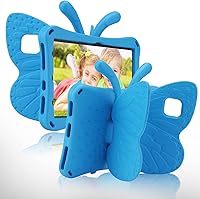 Vista 9 de Funda para iPad de 11ª y 10ª Generación para Niños, Funda para iPad 10 y 11 Pulgadas 2022 2025 A16 Mariposa con Soporte, EVA Ligero, Cuerpo