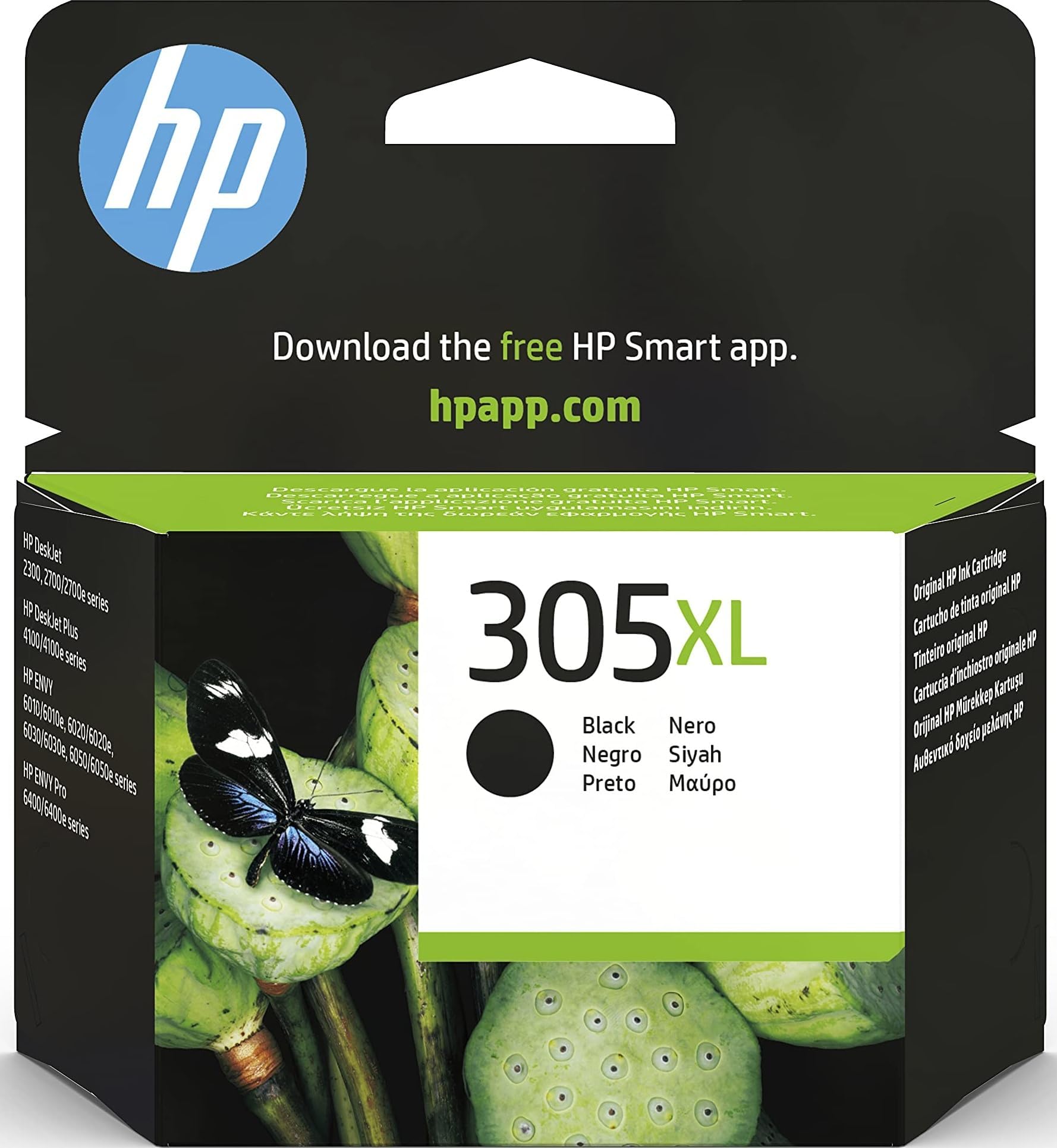 HP 305XL Black Original Ink Cartridge, High Yield