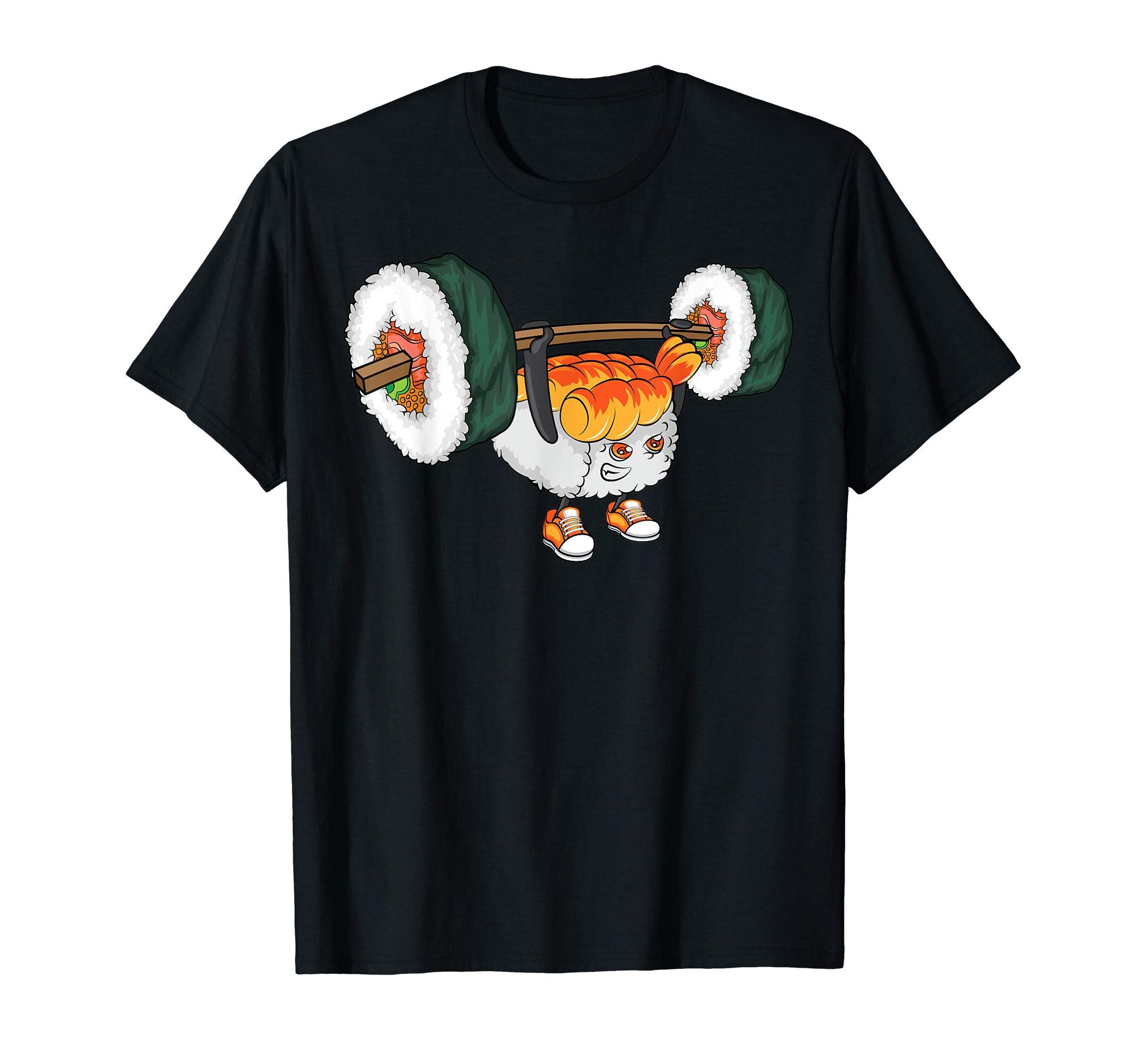 Funny Sushi Weight Lifting Shirt Japanese Food Gym Cute Gift