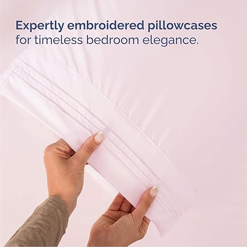 Miniatura 6 de Juego de sábanas de 4 piezas tamaño Cal King, cómodo, transpirable y refrescante, ropa de cama de lujo para mujeres, hombres, niños, adolescentes,