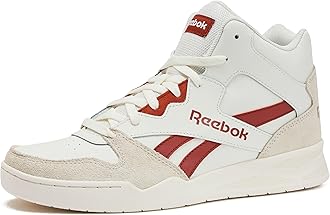 Royal Bb 4500 Hi2 High Top Sneakers for Men, Chalk/Vintage Chalk/Hoop Red, 3.5 UK