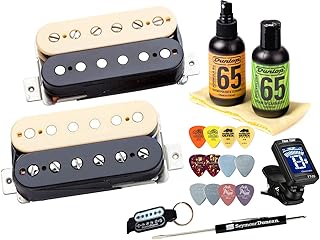 Sponsored Ad - Seymour Duncan APH-2s Slash Alnico II Pro Humbucker Pickup Set - Zebra/Reverse Zebra Bundle w/ Tuner and Ca...