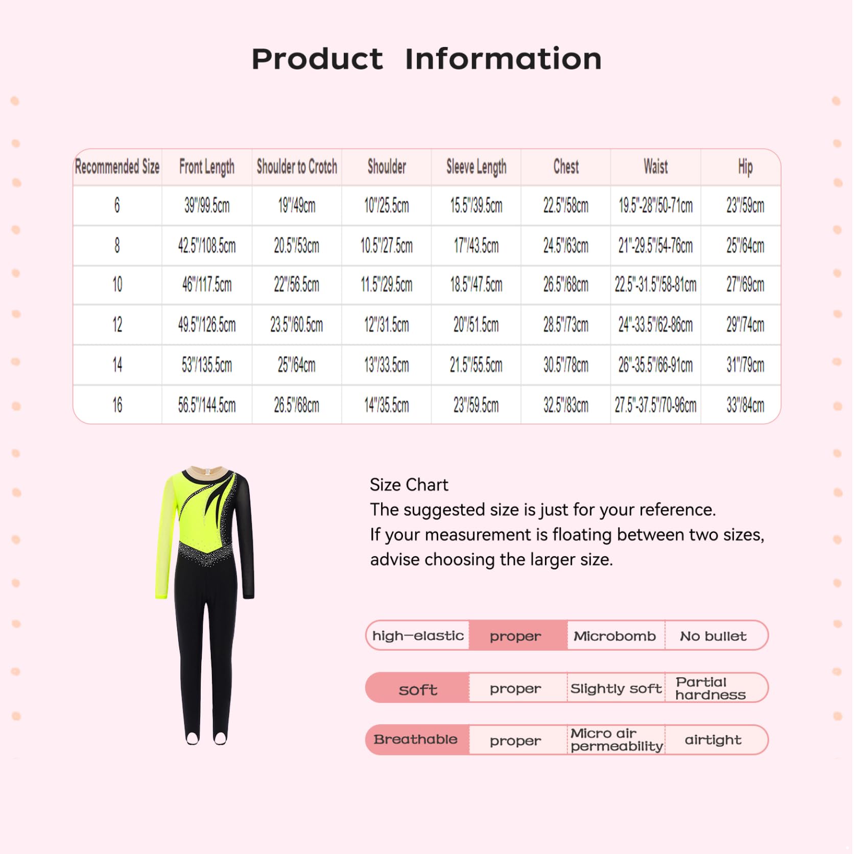 Sport Yoga Gym Combinaison Enfant Fille Sport Académique Justaucorps De Gymnastique Body Danse Ballet Manche Longue Jumpsuit 6-16 Ans