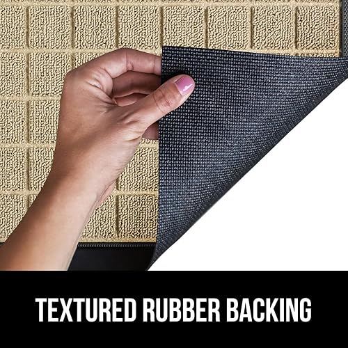 Miniatura 197 de Gorilla Grip WeatherMax - Tapete para todas las estaciones 100% impermeable, 23 x 35 pulgadas, goma natural, resistente a manchas y decoloración