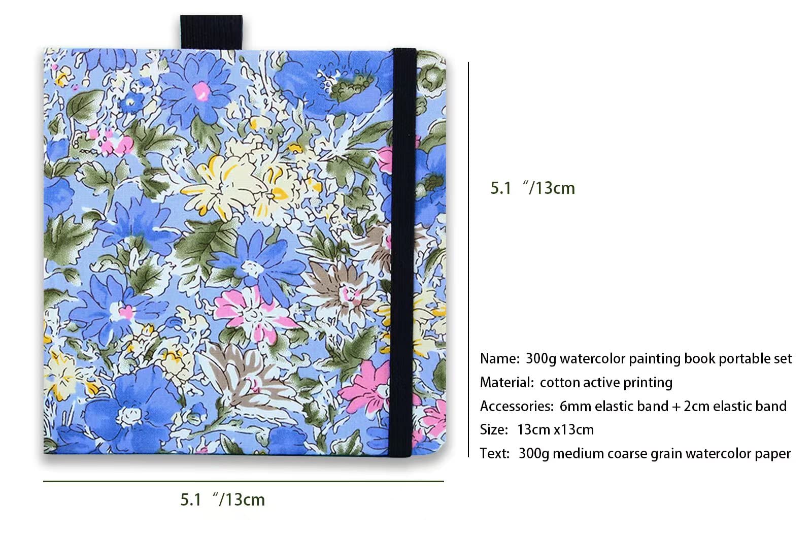 Amazon.co.jp: 水彩画スケッチブック アートノート 5x5インチ