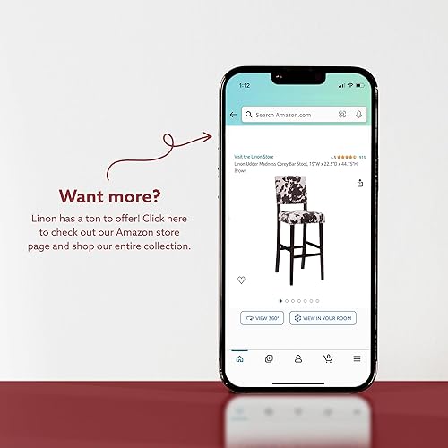 Miniatura 10 de Linon Taburete Monaco 30" Espresso