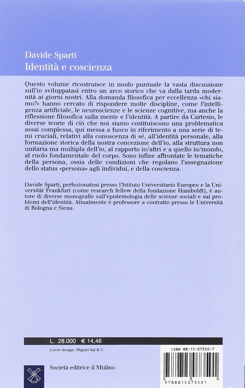 Identità e coscienza
