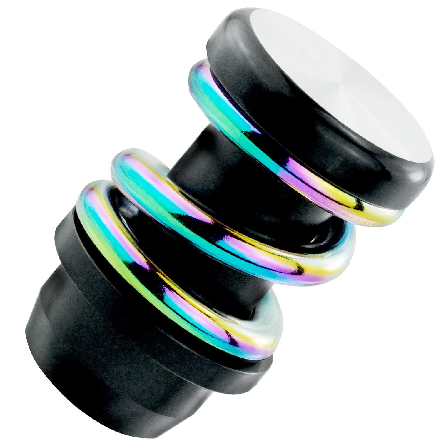 Arenbel Car Gear Stick Knob Spring Spade Shifting Shifter Knobs Lever Stick Handle Fit Most Manual Automatic Vehicles, (Black, Colorful)