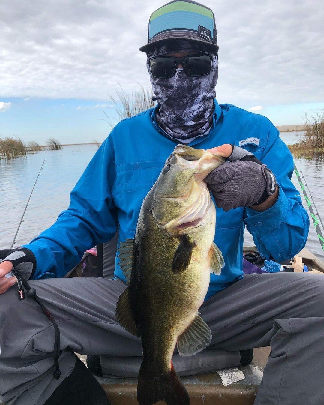 BASSDASH Winter Balaclava Fleece Ski Mask Ninja Hood Neck Warmer Fishing Hunting - Image 6