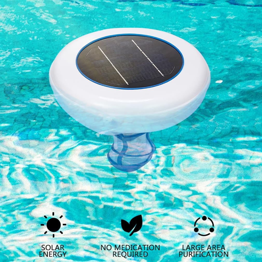 Solarny jonizator basenowy – zasilany energią słoneczną środek czyszczący do basenów i spa, skuteczny oczyszczacz wody i sprzęt do czyszczenia fontann