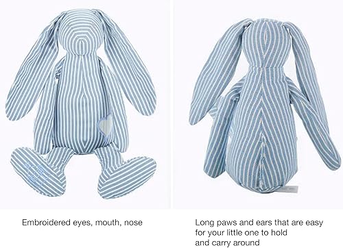 Miniatura 3 de Manon des Pres Conejo de peluche de conejito de peluche. Muñeca de tela 100% algodón para niños recién nacidos. Regalos para dormir para niños y