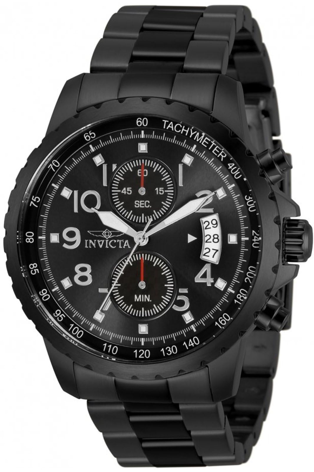 Invicta Stainless Steel Analog Black Dial Unisex Watch - 13787, Black Band (B00DMRY7GQ) Amazon Price History, Amazon Price Tracker