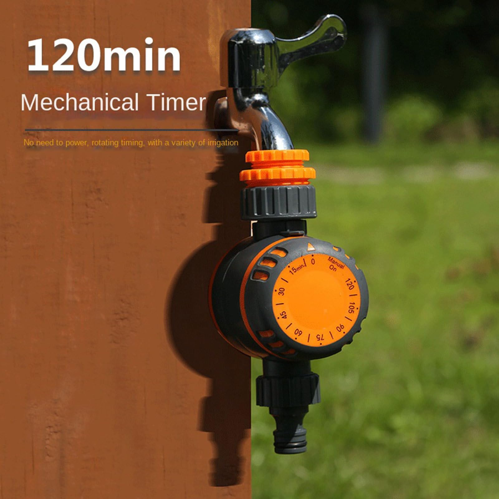 Minuteur pour Tuyau D'Arrosage Extérieur,Contrôleur D'Irrigation Automatique Goutte-À-Goutte 3 Modes,Programmateur d'Irrigation pour Tuyau de Jardin | pour Pelouse Jardin Terrasse Balcon Ferme