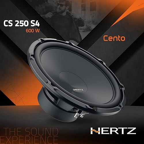 Miniatura 3 de HERTZ Cento Series CS-250-S4 Subwoofer SVC RMS de 4 ohmios de 10" (250 mm) 300 vatios