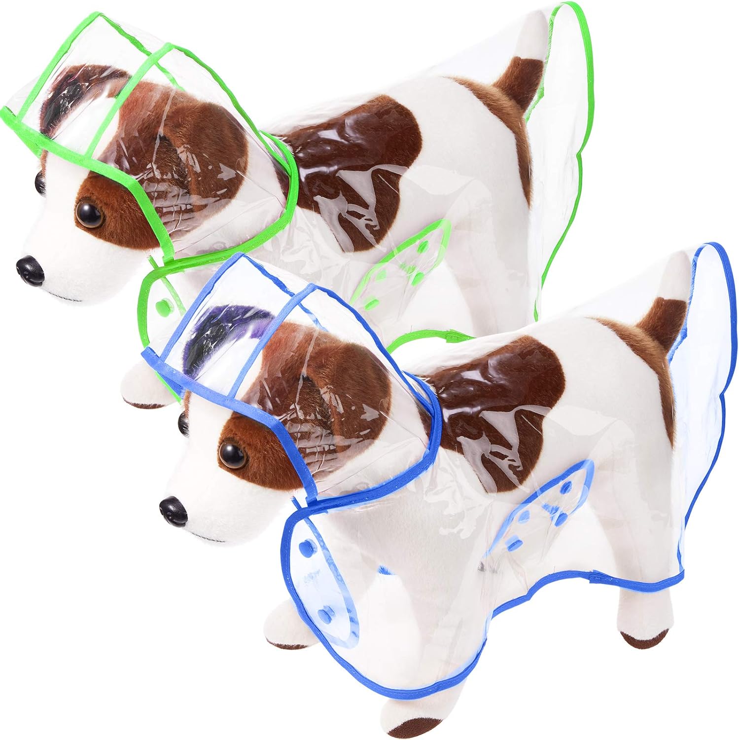 clear plastic dog raincoat