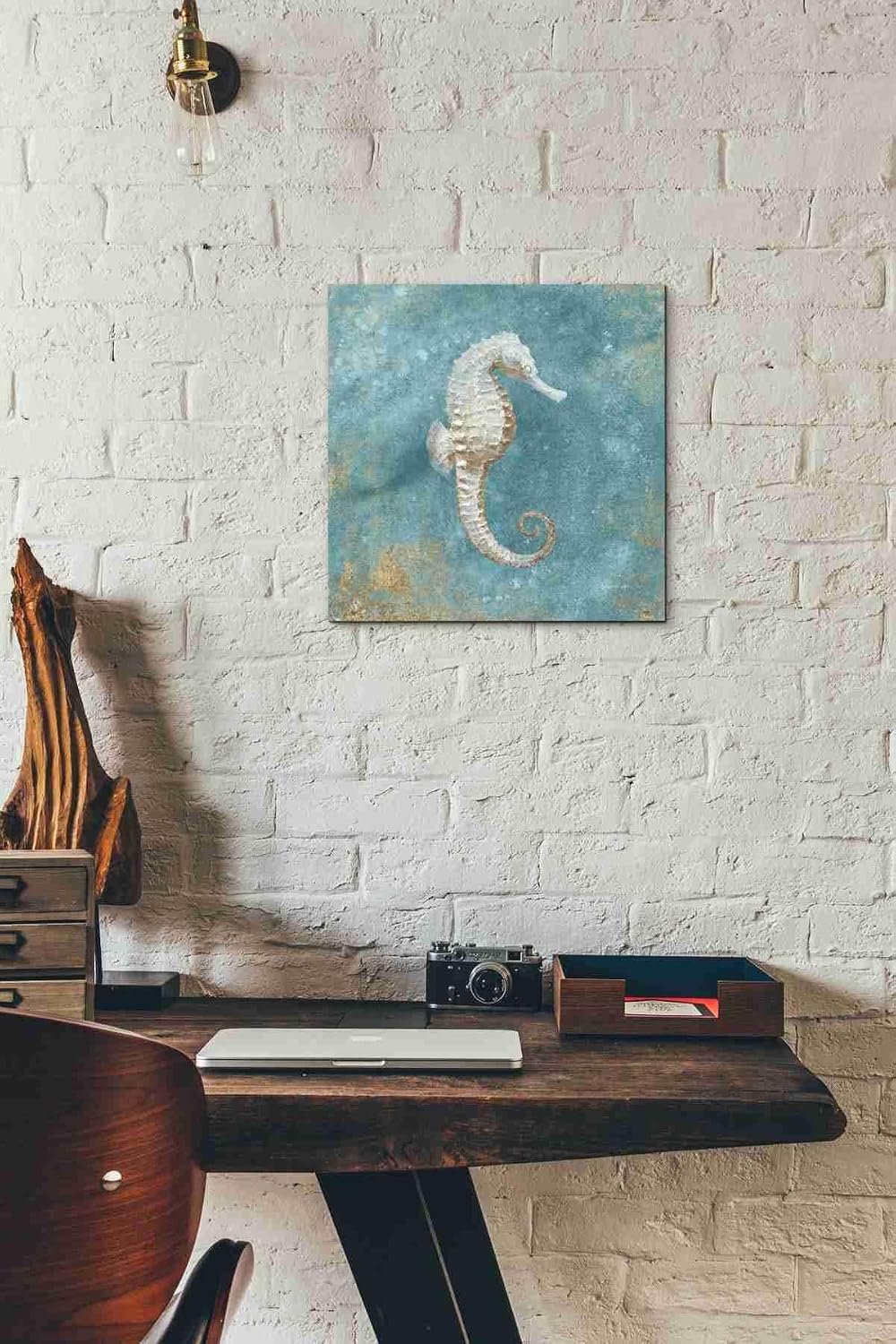 Epic Graffiti 'Treasures From The Sea I' by Danhui Nai, Canvas Wall Art, 12"x12"