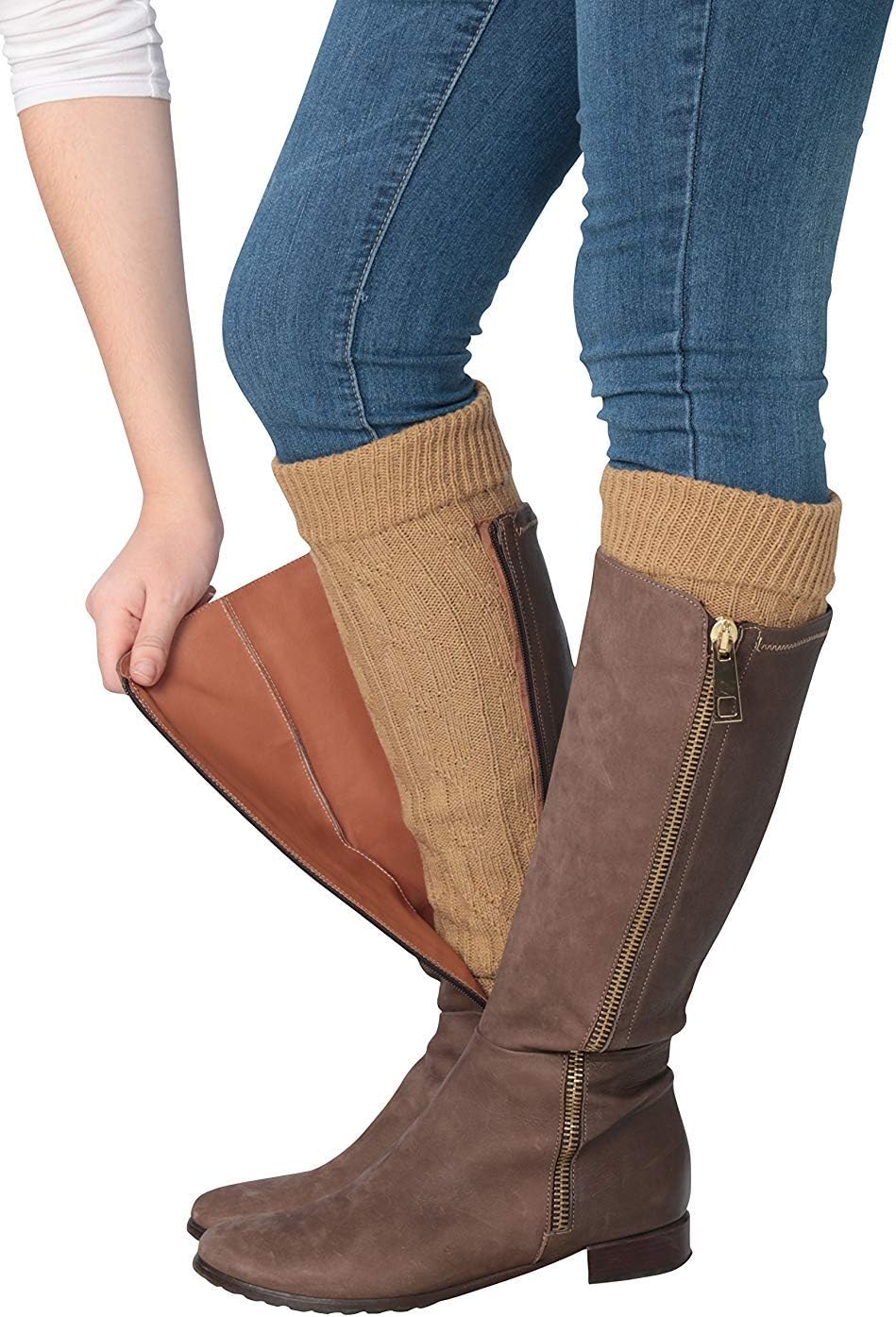 Isadora Paccini Women's Ribbed Knit Leg Warmers