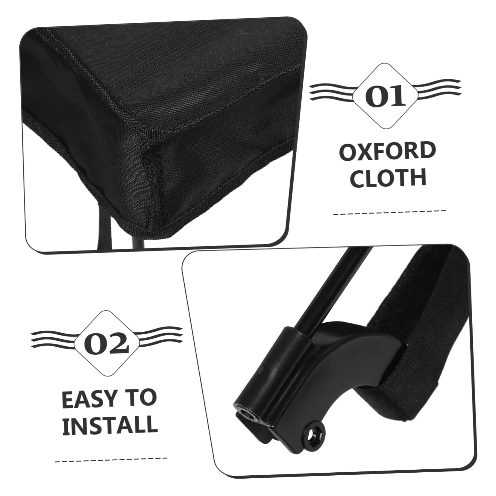 Sosoport Parasol Portátil Para Carrito De Camping Protector De Lluvia Accesorios Toldo Plegable Resistente Cómodo Protección Solar