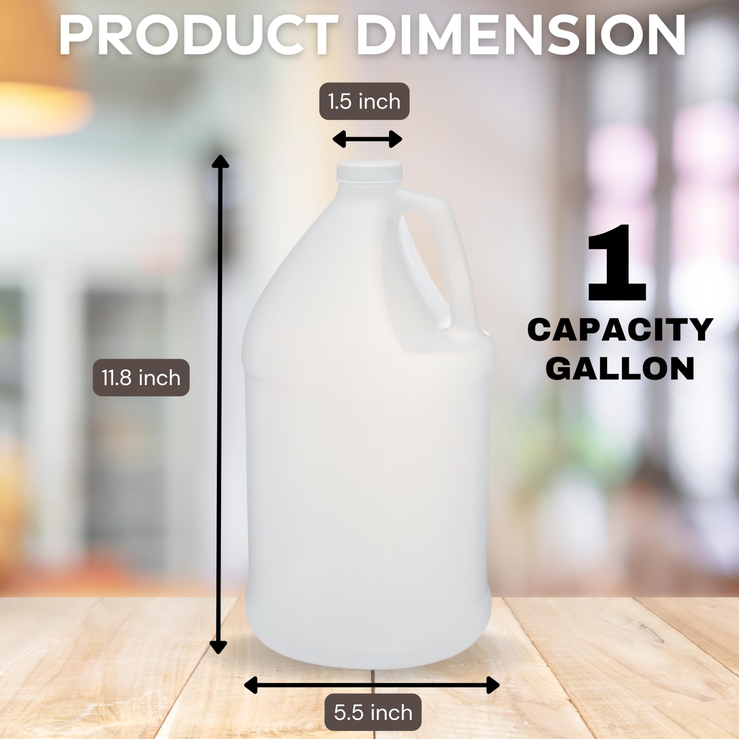 One Gallon Hdpe Plastic Nalgene HDPE Wide Mouth Square Bottle 1