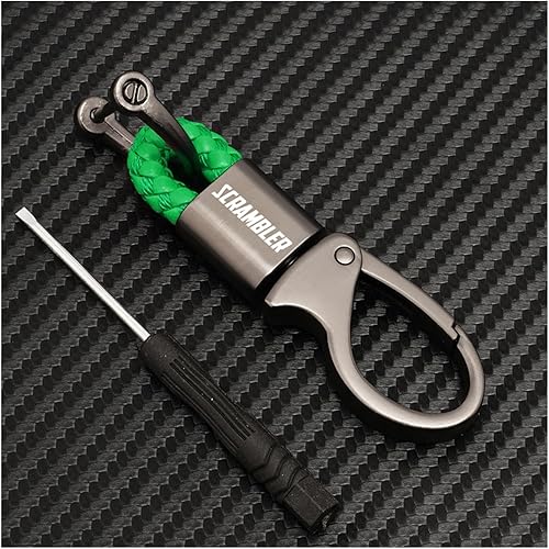 Miniatura 3 de Llavero de metal para Ducati Scrambler 400 800 1100, llavero de metal, anillos de cuerda, accesorios de motocicleta 2023