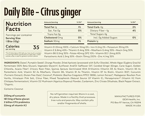 Miniatura 5 de GEM Cognition Bundle - Suplemento natural para la salud cerebral para la concentración, la memoria, el apoyo al estrés y la relajación  con