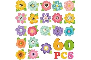 Flower Cutouts for Summer Bulletin Board