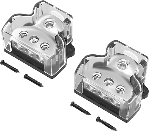 Miniatura 7 de Bloque de distribución de energía de 12 V, divisor de amplificador de audio para automóvil, calibre 024, calibre 468, bloque de distribución de