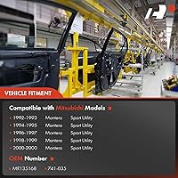 Vista 18 de A-Premium Elevalunas eléctrico con motor compatible con Mitsubishi Montero 1992-2000 Lado del conductor trasero izquierdo