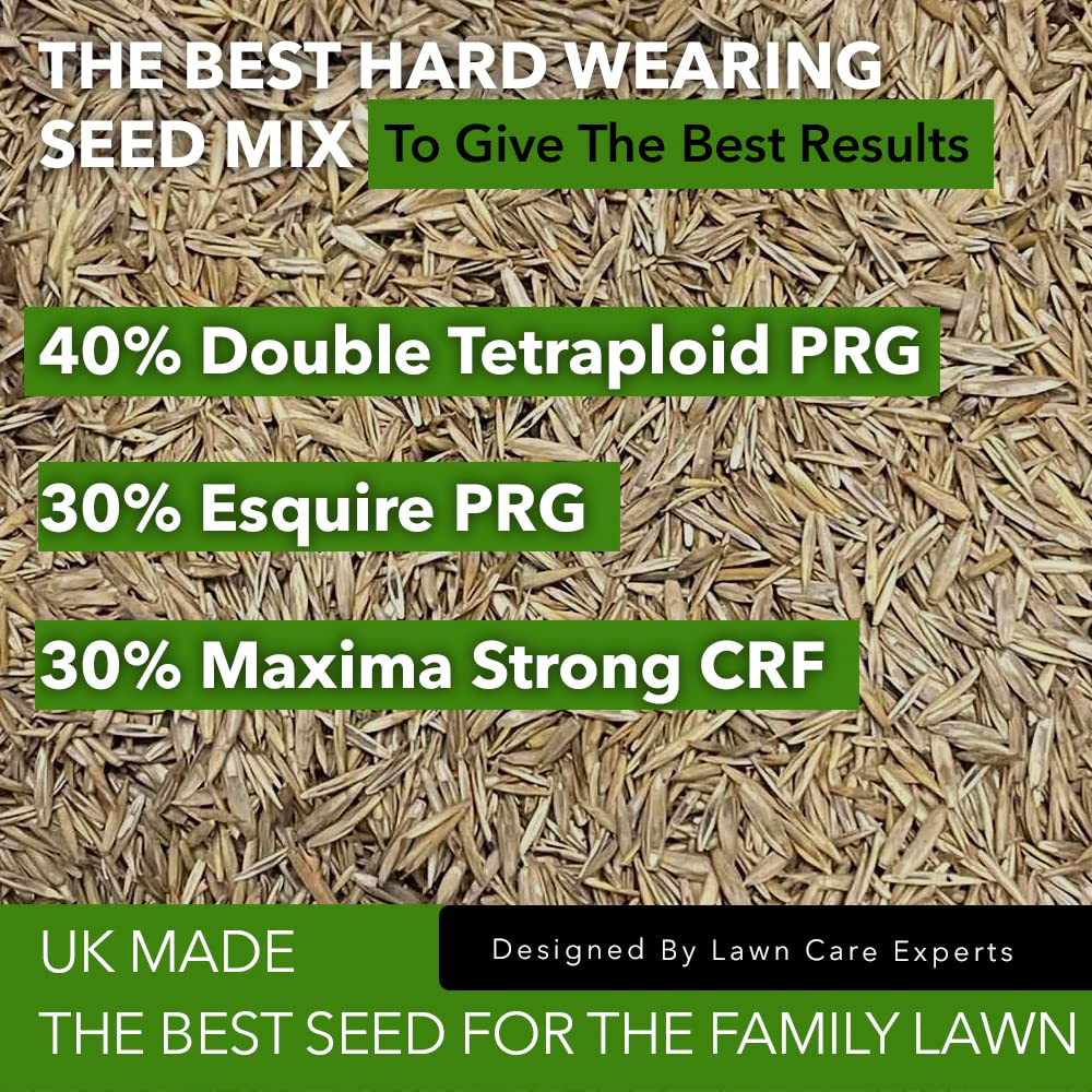 Total Lawn Endurance Pro, Hard Wearing Fast Growing Grass Seed for Your