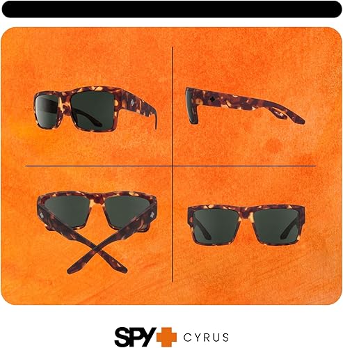 Miniatura 3 de SPY Cyrus - Gafas de sol cuadradas para hombre y mujer + paquete con kit de gafas de diseñador iWear